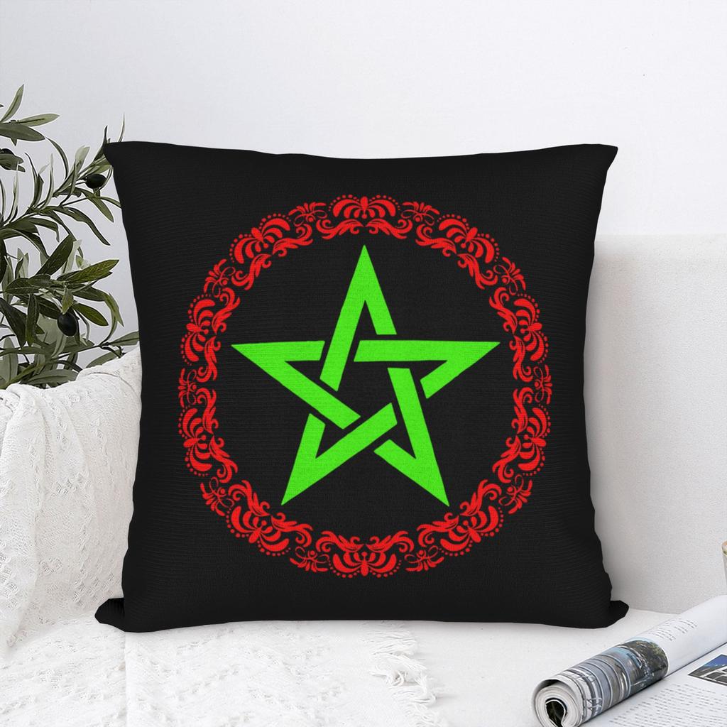 Morocco Moroccan African Vintage Flag Pillowcase Polyester Cushion Cover Decorative Throw Pillow Case Cover Home Zipper 4545cm