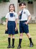 Комплект школьной формы для детского сада и начальной школы в британском стиле: Весенне-осенний костюм для мальчиков и девочек, трехпредметный.