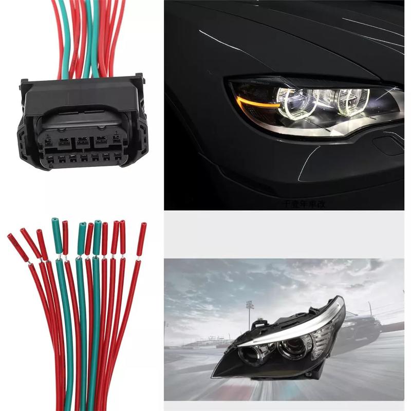 Подходит для BMW F20 F30 E64 E90 E92 61132359991 Автомобильный Провод 12-контактный Разъем Штекер Фонаря Проводка Штекер Разъем Патрона Лампы