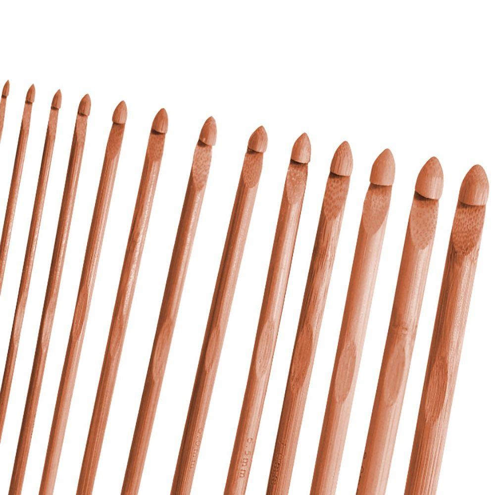 Small Size Crochet Hooks Bamboo Wooden Crocheting Needles New Crocheting Hooks  Hand Weave Tool