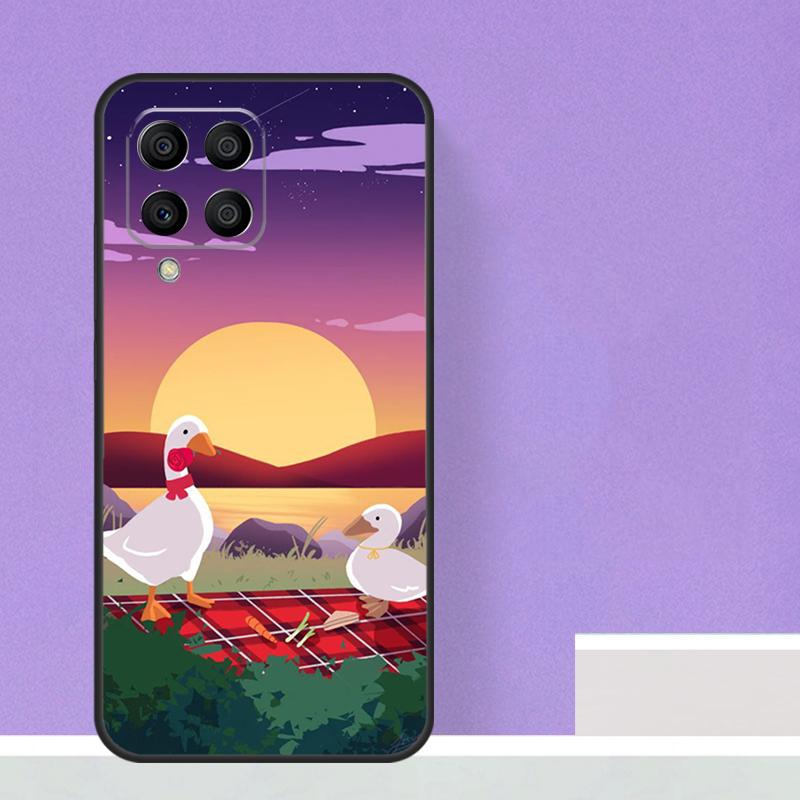 Cartoon Funny Goose Case For Samsung Galaxy M14 M34 M54 M31 M11 M13 M53 M51 M12 M32 M52 M16 M36 M56 M15 M35 M55