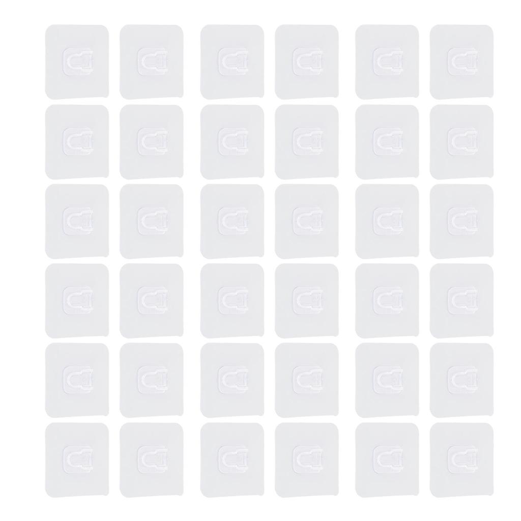 18 пар двусторонних клейких настенных крючков, не требующих сверления, самоклеящиеся крючки для подвешивания и организации