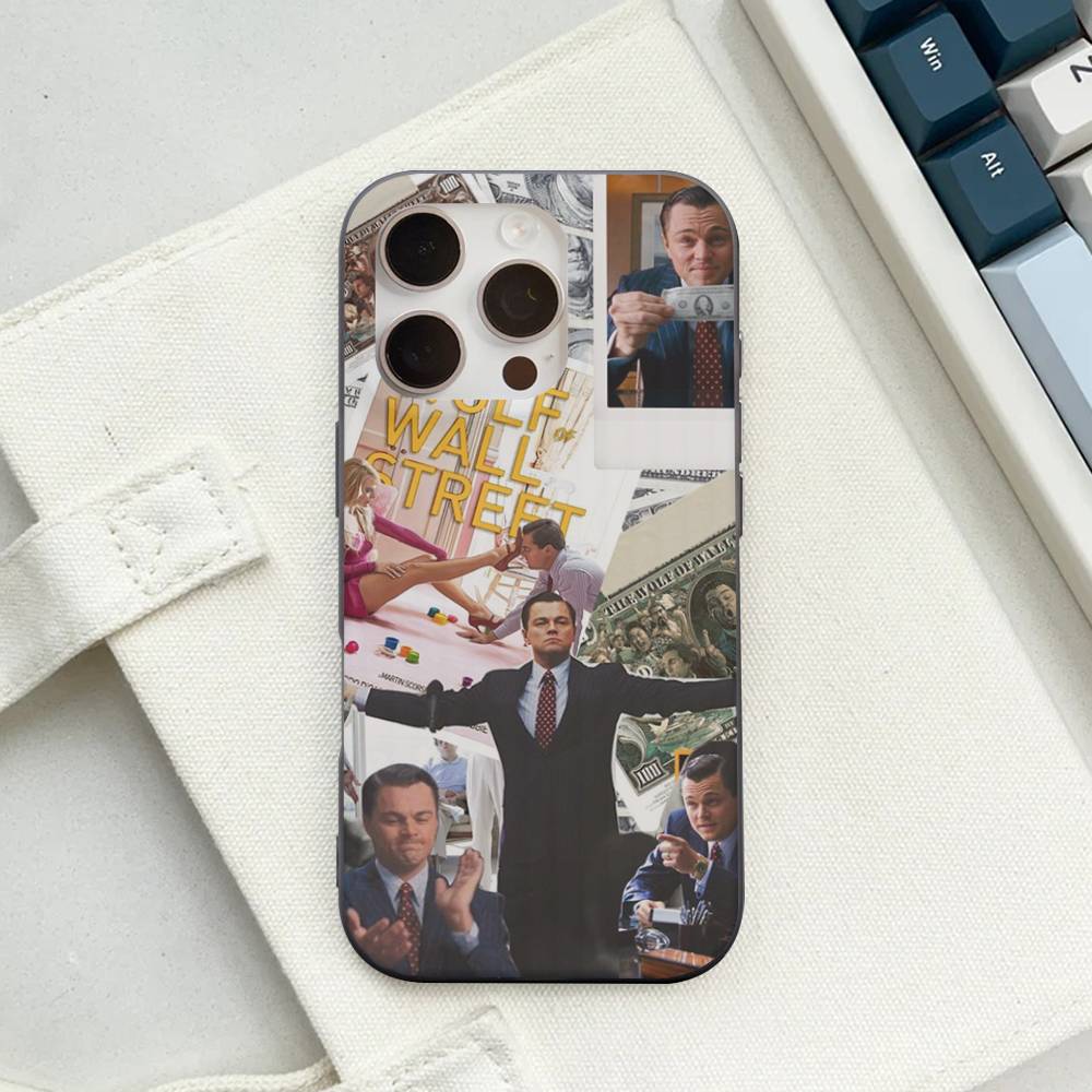 Классический фильм Волк с Уолл-Стрит Для IPhone 17 16 15 14 13 12 11 Pro Max Plus Pro Прозрачный чехол для телефона Нескользящий корпус