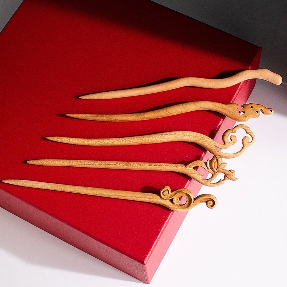Shape Hair Sticks Bird Wooden Hair Sticks Chinese Hair Fork Korean Hair Clip Women Hanfu Hairpins