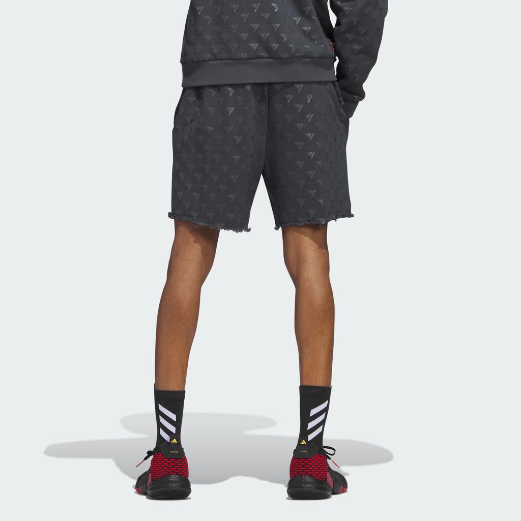 Adidas ALLOVER PRINT Casual Shorts Men's Carbon Black Moderate HY2769