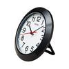 Seiko Часы Настенные Радио Черный Корпус Диаметр KX241K Часы/Настольные Часы, Управляемые, Аналоговые, Металлические,