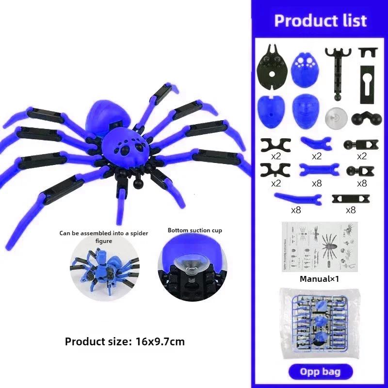 Многосуставной подвижный робот 3D-печатный паук Игрушки с присоской Модель Игровые игрушки Подарок Рождественский Инструмент для снятия стресса типа