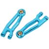 2Pcs RC Car Swing Arm Reduce Bumps High Strength RC Metal Swing Arm for SG1603 SG1604  UD1601  UD16024 1 16 RC CarBlue