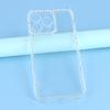 Для iPhone 15 Pro ТПУ Чехол Декор стразами Прозрачная задняя крышка телефона,Точный вырез