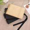 Scrapbook Black Inner Pages Ribbon Photo Albums Handmade 40 Sheets DIY Craft Album Creative Minimalist Memory Books Scrapbooking
