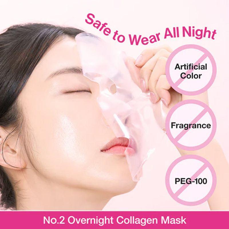 [Numbuzin] No.2 Rose PDRN Overnight Collagen Mask (4ea)