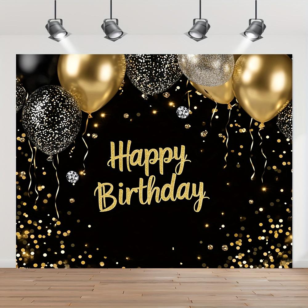 Birthday celebration decorations, suitable for birthday party decorations and photo studio background banners