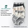 Ladies Spring and Autumn Lace Waist Soft and Comfortable 10A Bacteriostatic Pure Cotton Extended Crotch Breathable Briefs