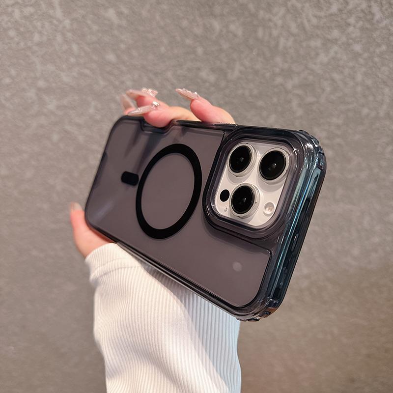 Neon Color 3 IN 1Bumper Shockproof MagSafe Case For iPhone 16 15 14 13 12 Pro Max Magnetic Wireless Charging Clear Armor Cover