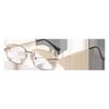 Fashionable Metal-Frame Anti-Blue Light Presbyopia Glasses Unisex High-Definition Ultra-Light Reading Eyewear +1.0 To +4.0