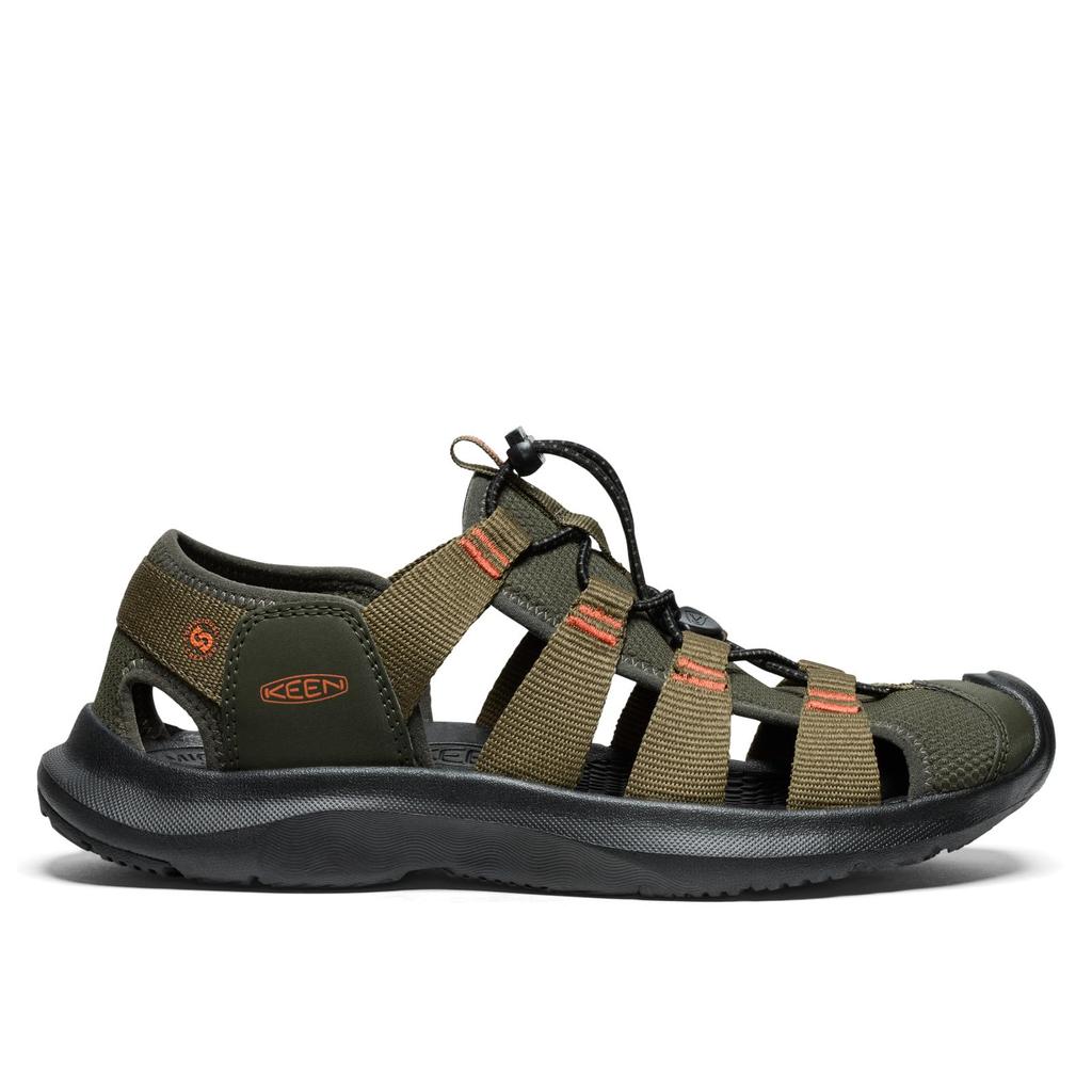 Сандалии SEANIK H2 для ЛЕСА см [KEEN] Мужские, NIGHT/DARK OLIVE, 27,0