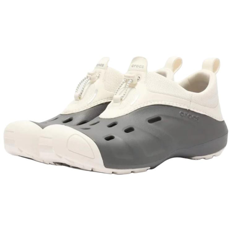 Crocs Quick Trail Clogs Women's Gray White 209350-0DA