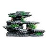 Fish Tank Rockery Decoration Set: Plants, Stones, and Small Ornaments with Interior Hideaway