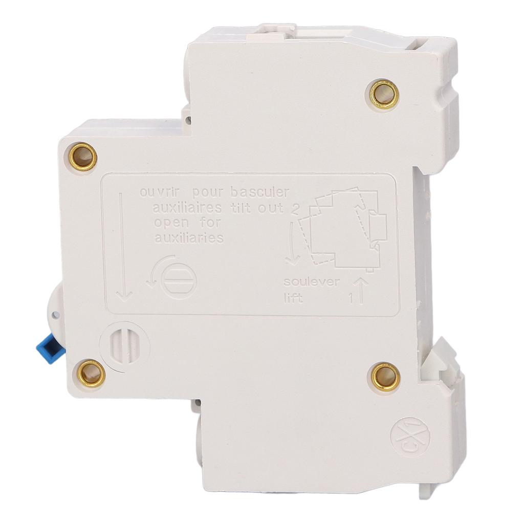 25A 1P Circuit Breaker Din Rail Mount 6000A Breaking Capacity 400V, Electrical Systems from Overload or Short Circuit, Nylon Material fo