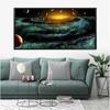 Cosmos Starry Sky Hanging Painting Space Nebula Decoration Painting Solar System Planet Orbital Universe Sci-fi Galaxy Poster
