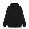 Hooded Outdoor Casual Water-Resistant Jacket Men Jacket Black A69QF001