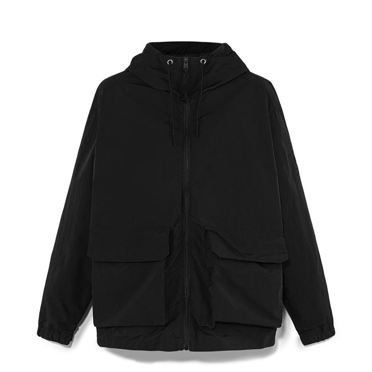 Timberland Hooded Outdoor Casual Water-Resistant Jacket Men Jacket Black A69QF001