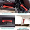 1PC Basics Emergency Seat Belt Cutter and Window Hammer Tool, Car Accessories