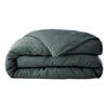 Housse de couette "Soline" toutes dimensions Lin lavé - 200x200 - Ardoise
