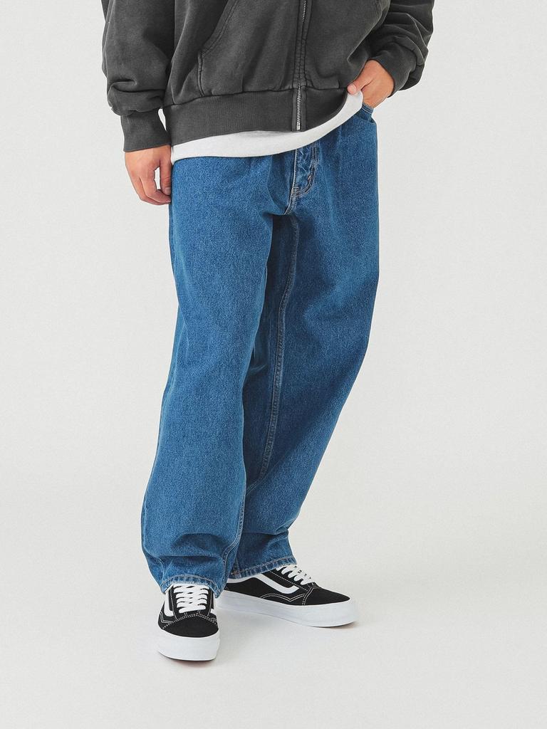 Джинсы мужские Beams Wide Tapered Denim Indigo Размер 11211131791, (Использовал), С,