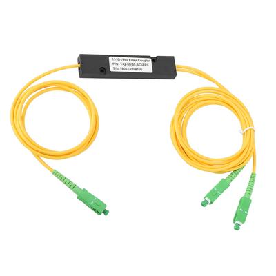 SC 1X2 PLC Одномодовый Волоконно-оптический Разветвитель SC UPC PCL Разветвитель