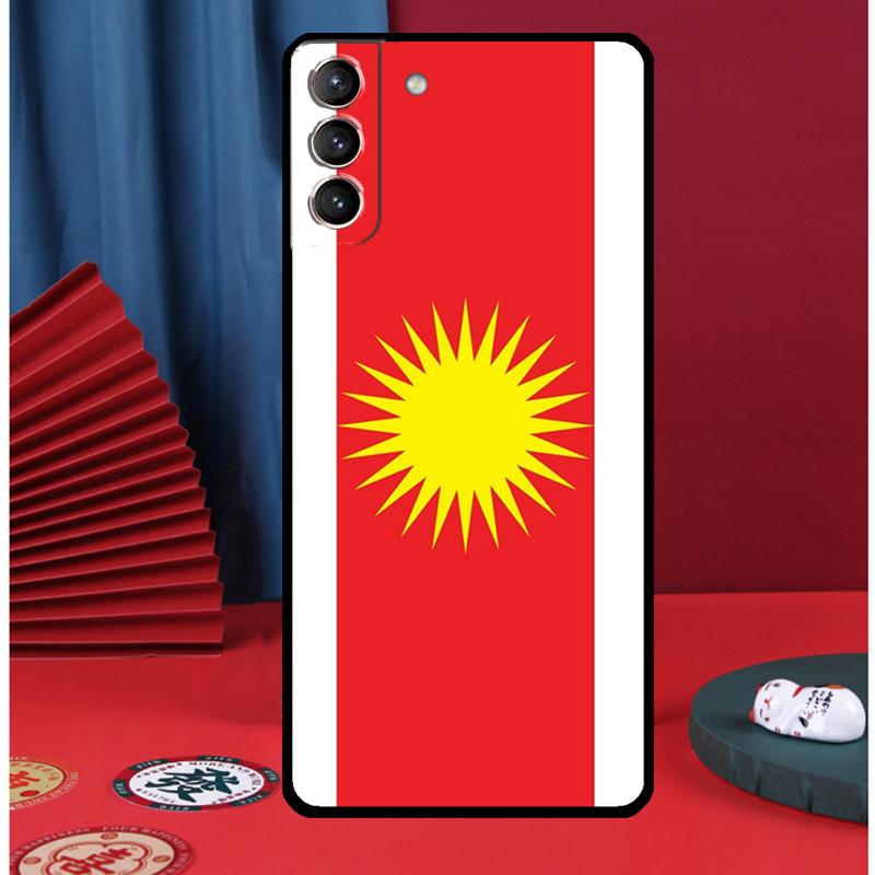 Флаг езидов Ezidxan Чехол для телефона Samsung Galaxy S24 Ultra S9 S10 S20 FE S21 S22 S23 Plus S25 Ultra Задняя крышка
