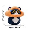Original Design Vegetable Cat Mini Resin Ornaments Cute Mushroom Cat Home Accessories Kawaii Potato Desk Decoration Wholesales