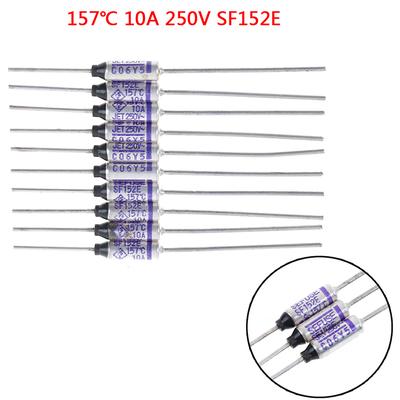 10 шт. Sf152E Sefuse Cutoffs тепловой предохранитель 157C 157 градусов 10A 250V