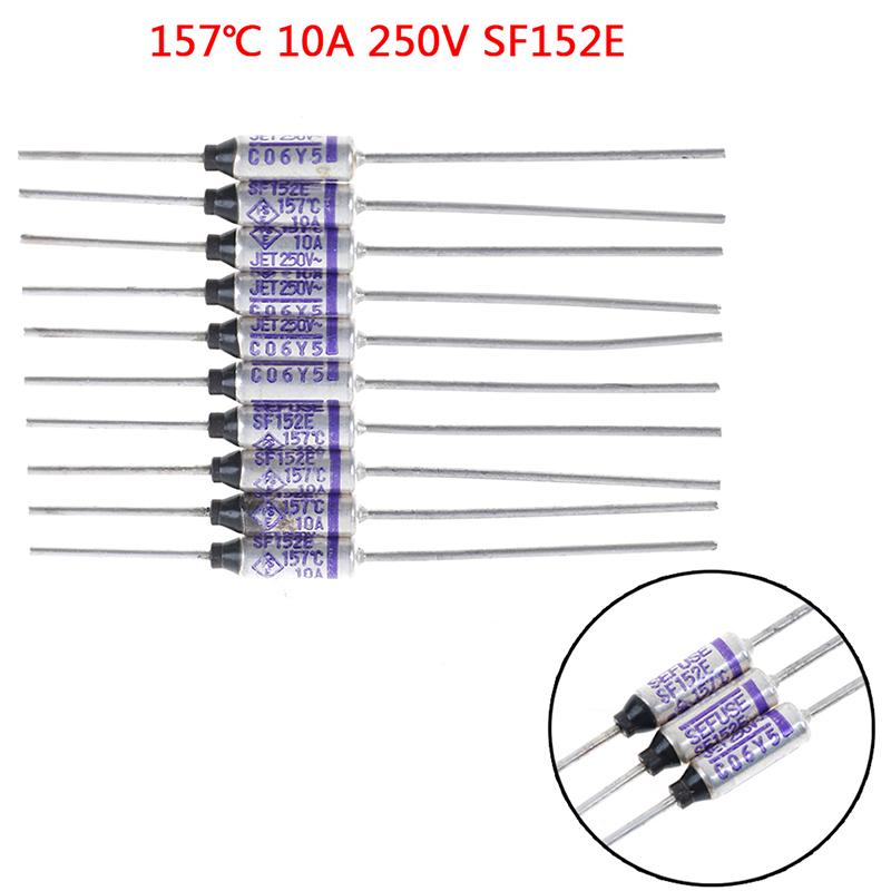 10 шт. Sf152E Sefuse Cutoffs тепловой предохранитель 157C 157 градусов 10A 250V