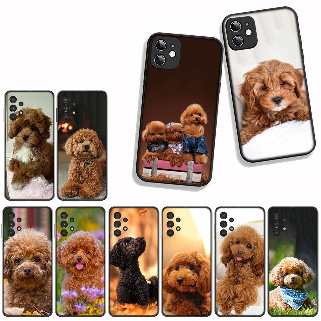 Чехол Cover для Samsung Galaxy A55 A56 A25 A36 A54 S8 S9 S21 S20 FE A53 A13 A12 A14 A33 A70 A71 A51 A21S Чехол Собака Пудель