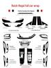 17-21 Regal Carbon Fiber Gear Shift Console Stickers for Interior Decoration