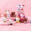 15/45PCS Colorful Cat Resin Desktop Decor DIY Desktop Decoration Office Cultural and Creative Healing Cute Gift