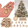 50 Pieces/Set Christmas Decorations Mini Tree Ornaments Santa Claus Snowman Deer Decoration