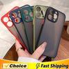 Matte Phone Case For iPhone 16 13 12 11 14 15 Pro Max Luxury Soft Silicone Shockproof Case For iPhone 15 14 16 Plus X XR XS MAX