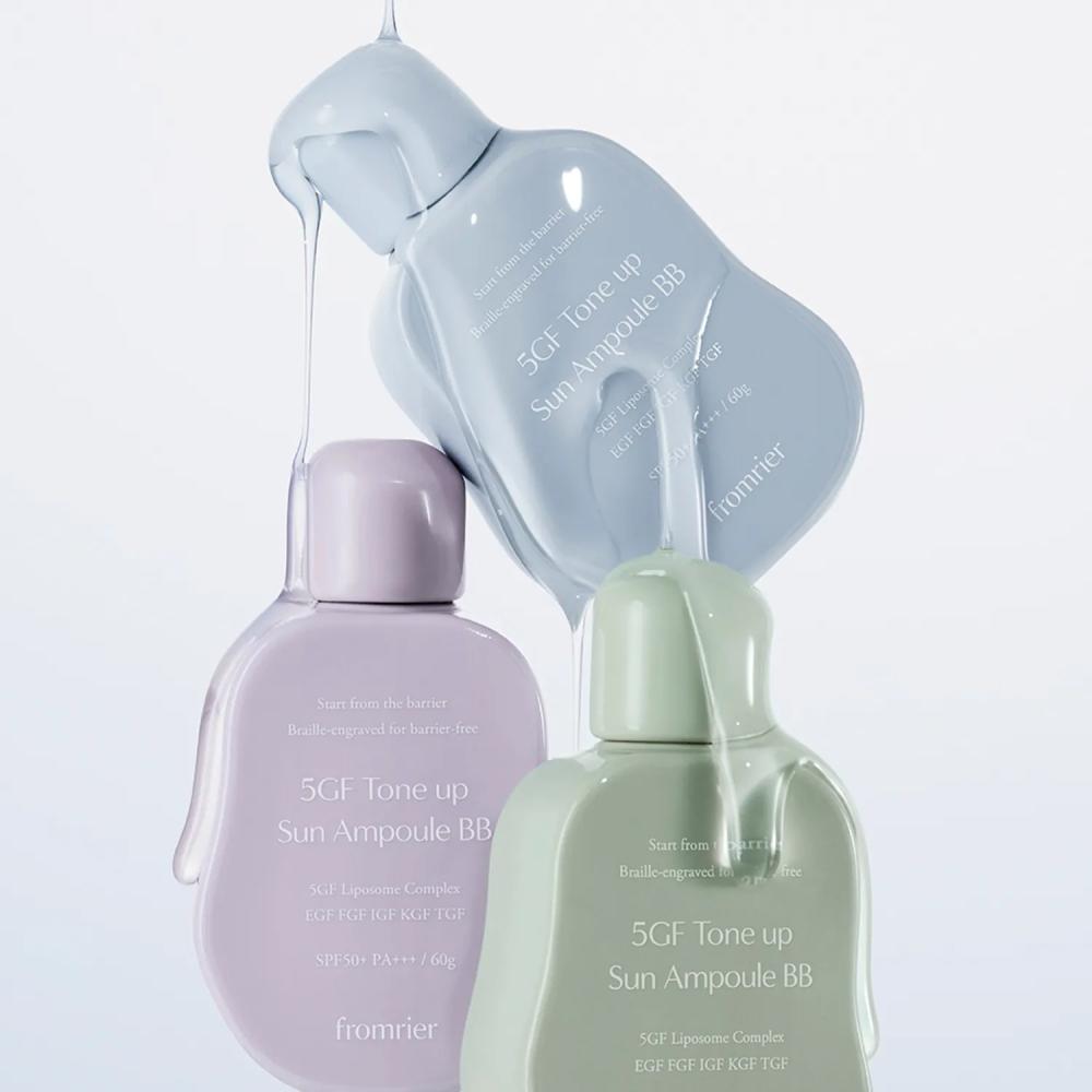 FROMRIER 5GF Осветляющая Солнечная Ампула BB SPF 50 PA+++ 60г
