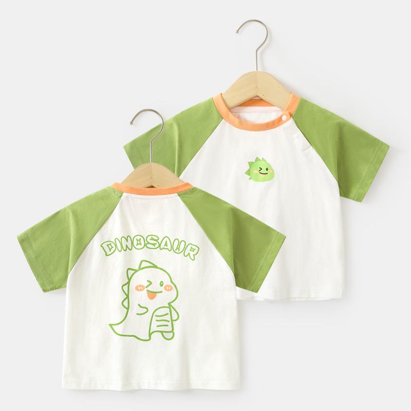 Baby Clothes Casual Short-sleeved T-shirts Summer Clothes Boys Girls Baby Children Children Summer Half-sleeved Tops