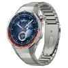 Для Huawei Watch GT5 Pro 46 мм ремешок для часов из титанового сплава с бамбуковым сегментным ремешком