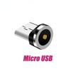 1//3/5/10Pcs Round Magnetic Cable Plug Type C Micro USB Lightning Magnetic Charging Cable Plug
