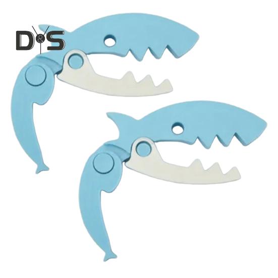 Зажим Shark Seal Clamp Портативный зажим для пакетов Уплотнитель влагостойкий кухонный инструмент для хранения закусок Косметика Путешествия