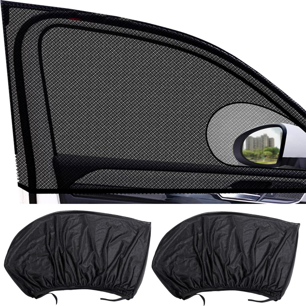 Car Sunshades for Side Screen Summer Sun UV and Insect Perfect for Car Outdoor and More Set of 2 and Rear Window Windows, Doors, Protection,