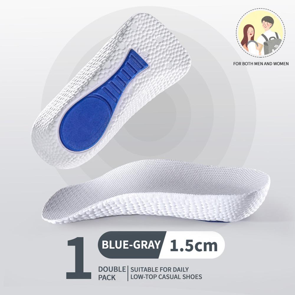 1Pair Sports Shock-absorbing Height-enhancing Insoles