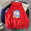 Bubble Boba Milk Tea Cartoon Hoodies Women Penguin Graphic Sweatshirts Unisex Clothes Kawaii Anime Harajuku Plus Size Hoodie