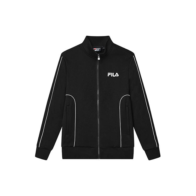 FILA Jackets Men's Jet Black Stand Collar Thickened Other F11M249503FBK