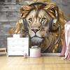 Wallpaper Lion Pop Art Music