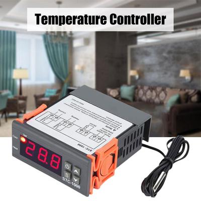 DC12V 24V AC110-220V STC-1000 светодиодный цифровой термостат для инкубатора регулятор температуры терморегулятор реле нагревание охлаждение